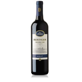 Beringer 贝灵哲 加州梅洛红葡萄酒 750ml *2件