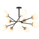雷士照明北欧吊灯现代简约原木艺创意魔豆分子灯大气客厅灯具灯饰