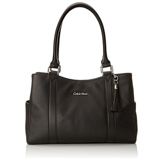 Calvin Klein Pebble Leather E/W Shopper 真皮单肩包