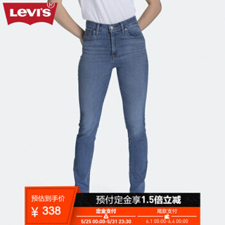 Levi's李维斯 700系列女士721高腰紧身窄脚牛仔裤18882-0179Levis 牛仔色 25 28
