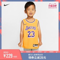 Nike 耐克官方洛杉矶湖人队ICON NIKE NBA幼童球衣夏季AJ4474