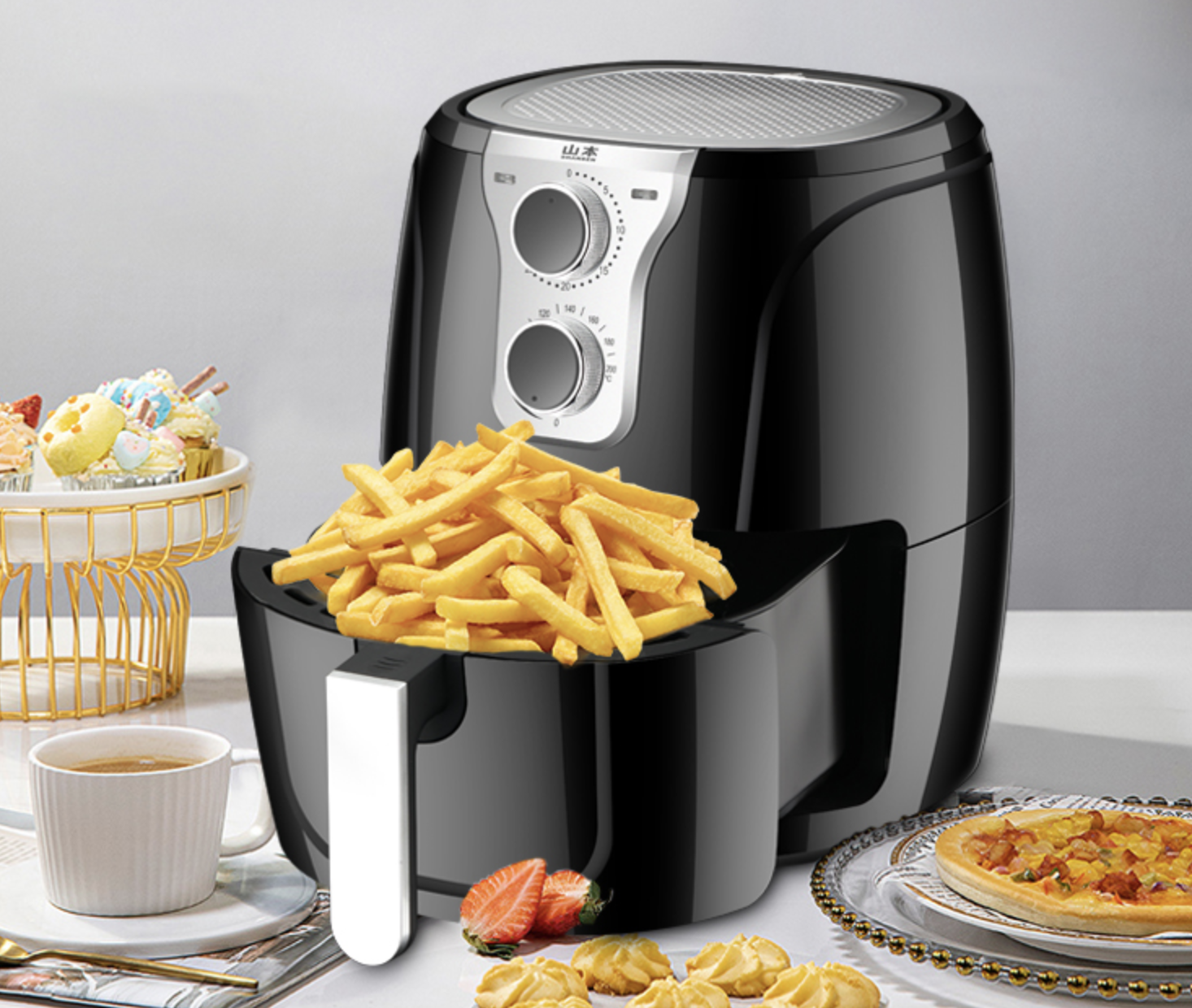 shanben山本8206ts空气炸锅45l