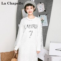 La Chapelle 拉夏贝尔 2T011205 镂空蕾丝连衣裙