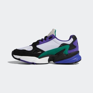 adidas Originals FALCON W 女士休闲运动鞋 FU6825 白色/能量墨水蓝 37