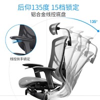 Dvary人体工学椅电脑椅护脊椎办公椅老板椅电竞椅游戏椅 家用可躺