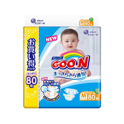 Goo.n大王 维E系列 婴儿纸尿裤 M80