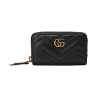 GUCCI 古驰 GG Marmont系列 女士时尚绗缝皮革钱包