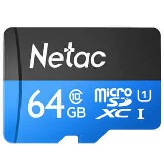 Netac 朗科 64GB Class10 TF内存卡