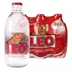 LEO 力欧 气泡水苏打水 无糖0卡 325ml*6瓶 *7件