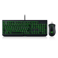 Razer 雷蛇 黑寡妇 标准版 键盘 蝰蛇游戏鼠标 绿背光机械键盘套装