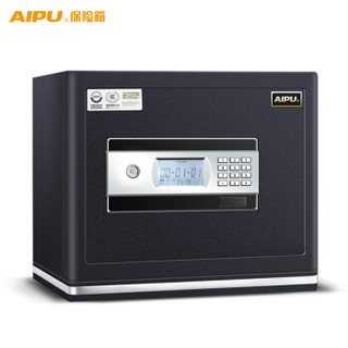 AIPU 艾谱 FDX-A/D-30WG 3c认证保险箱 30cm+底座3cm 黑色 *2件