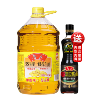 鲁花 5S压榨一级花生油 5.436L+500ml 黑豆原汁酱油