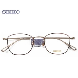 SEIKO 精工 纯钛超轻眼镜架H03097+明月1.61防蓝光镜片