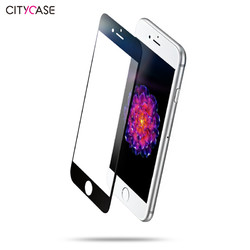 citycase iphone7plus钢化膜苹果7高清背膜防爆全屏覆盖贴膜7P全包
