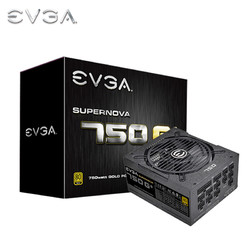 EVGA 艾维克科技750 G+ 750W金牌全模 电脑台式机电源