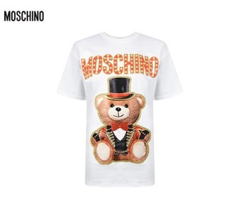 MOSCHINO 莫斯奇诺 小熊印花 EV0702 女士短袖T恤