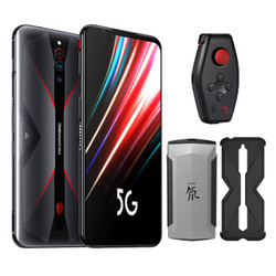 nubia 努比亚 红魔5G电竞游戏手机 充电宝+游戏手柄能量套装 8GB+128GB 骇客黑 骁龙865 144Hz