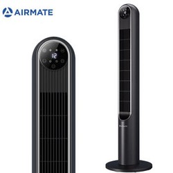 艾美特（Airmate）家用智能遥控定时电风扇/卧室静音摇头落地扇/室内通风塔扇/无叶风扇 CT-R5 *2件