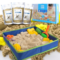 美乐（JoanMiro）儿童太空玩具沙 星空沙组合套装 DIY玩具沙子宝宝挖沙幼儿沙滩玩具JM95008
