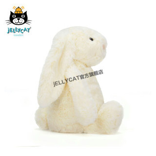 英国进口jellycat邦尼兔经典害羞系列白色邦尼兔毛绒玩具公仔娃娃玩偶儿童女生生日礼物儿童节 白色 18cm