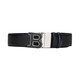 巴利 BALLY 男士黑色字母板扣皮质可调腰带 B BUCKLE NAMEL 35 M 110 BLACK 6229563