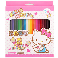广博(GuangBo)24色彩色铅笔填色笔/彩铅/学生文具 凯蒂猫KT84087 *5件