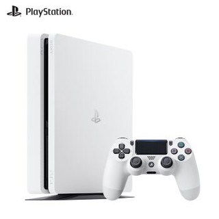 SONY 索尼 PS4 Slim PlayStation国行游戏机 500G主机（白色）