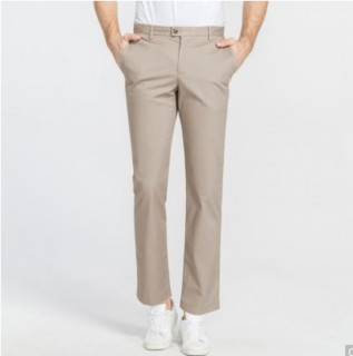 Calvin Klein男式口袋休闲长裤轻商务西裤 29/32国际版偏大一码 卡其