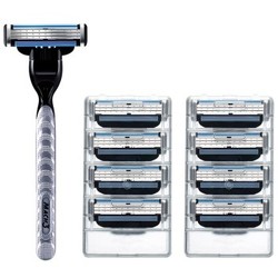 Gillette 吉列 锋速3 剃须刀 促销装（1刀头+8刀片） *3件