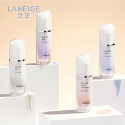 兰芝（LANEIGE）紫米礼盒（雪纱丝柔隔离30ml+隔离10ml*3+紫米美妆蛋+人形立牌） *2件