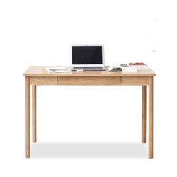 VISAWOOD 维莎原木 w0202 日式实木书桌 （0.9m 单抽屉）