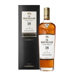 宝树行 麦卡伦单一麦芽威士忌 Macallan苏格兰单一麦芽威士忌进口洋酒 麦卡伦 18年 700ml