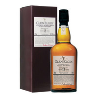 格兰爱琴(Glen Elgin)洋酒 12年 斯贝塞苏格兰进口单一麦芽威士忌700ml