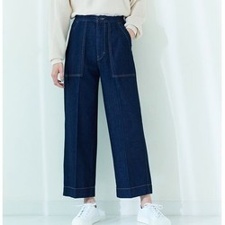 UNIQLO 优衣库 U系列 425865 女装九分牛仔休闲裤