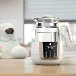 小白熊恒温调奶器智能恒温玻璃水壶养生壶宝宝调奶器温奶器1.2L HL-0857 *2件