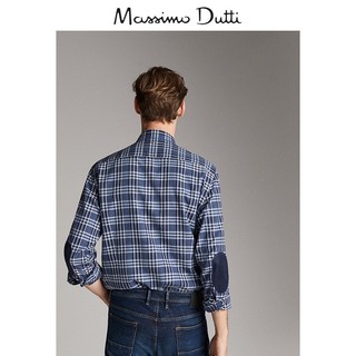 Massimo Dutti 00118134400 男装格纹衬衫