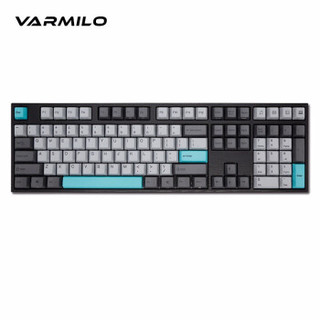 Varmilo 阿米洛 VA108M夜色M机械键盘 德国cherry茶轴