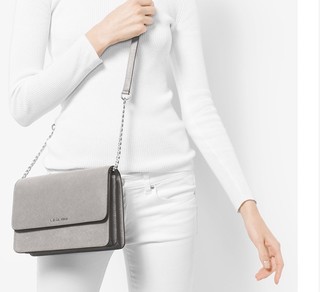 MICHAEL KORS 迈克·科尔斯 PEARL GREY 单肩斜挎包 32T6SDDC3L