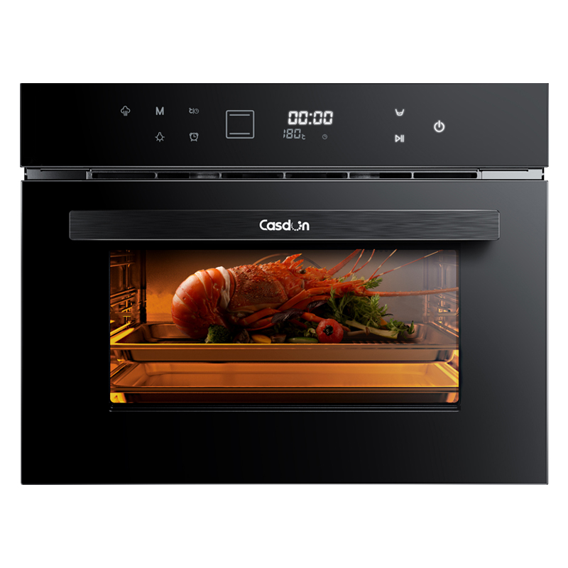 casdon 凯度 sr60b-td 嵌入式蒸烤一体机 60l 黑色