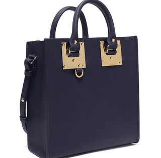 SOPHIE HULME 索菲·休姆 女士真皮单肩包 BG151LE FRENCH NAVY 藏青色