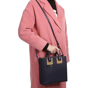 SOPHIE HULME 索菲·休姆 女士真皮单肩包 BG151LE FRENCH NAVY 藏青色