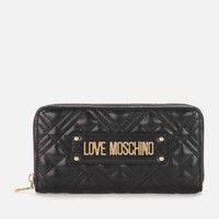 LOVE MOSCHINO 女士长款拉链钱包