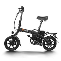 雅迪电动车F3第三代锂电池代驾助力便携电动折叠自行车