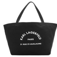 卡尔·拉格斐Karl Lagerfeld 卡尔.拉格斐 K/Rue帆布托特包