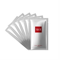 6件装 SK-II/SK2 青春敷神仙水面膜前男友面膜1片装*6包 无盒 修复保湿 *2件