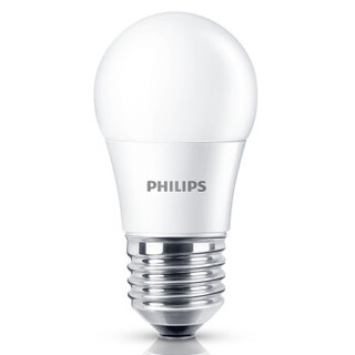 PHILIPS 飞利浦 E27 LED灯泡  5W 大螺口 3000K黄光 四支装 *8件