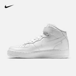 耐克 NIKE AF1 AIR FORCE 1'07 MID 空军一号女子运动板鞋 366731 366731-100白 39