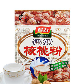 智力 钙奶核桃粉600g（内含17小袋）冲饮早餐即冲即食学生中老年核桃粉（新老包装随机发货） *10件