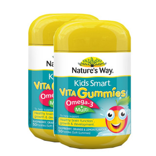 商品naturesway佳思敏儿童复合维生素鱼油软糖50粒2件装
