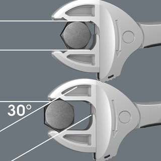 德国wera维拉工具Joker卫浴扳手大开口活扳手多功能棘轮活动扳子